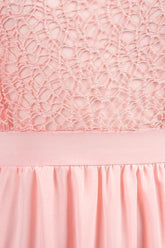 Elegante vestido de noche con mangas cortas y corte A, vestido de fiesta largo azul marino